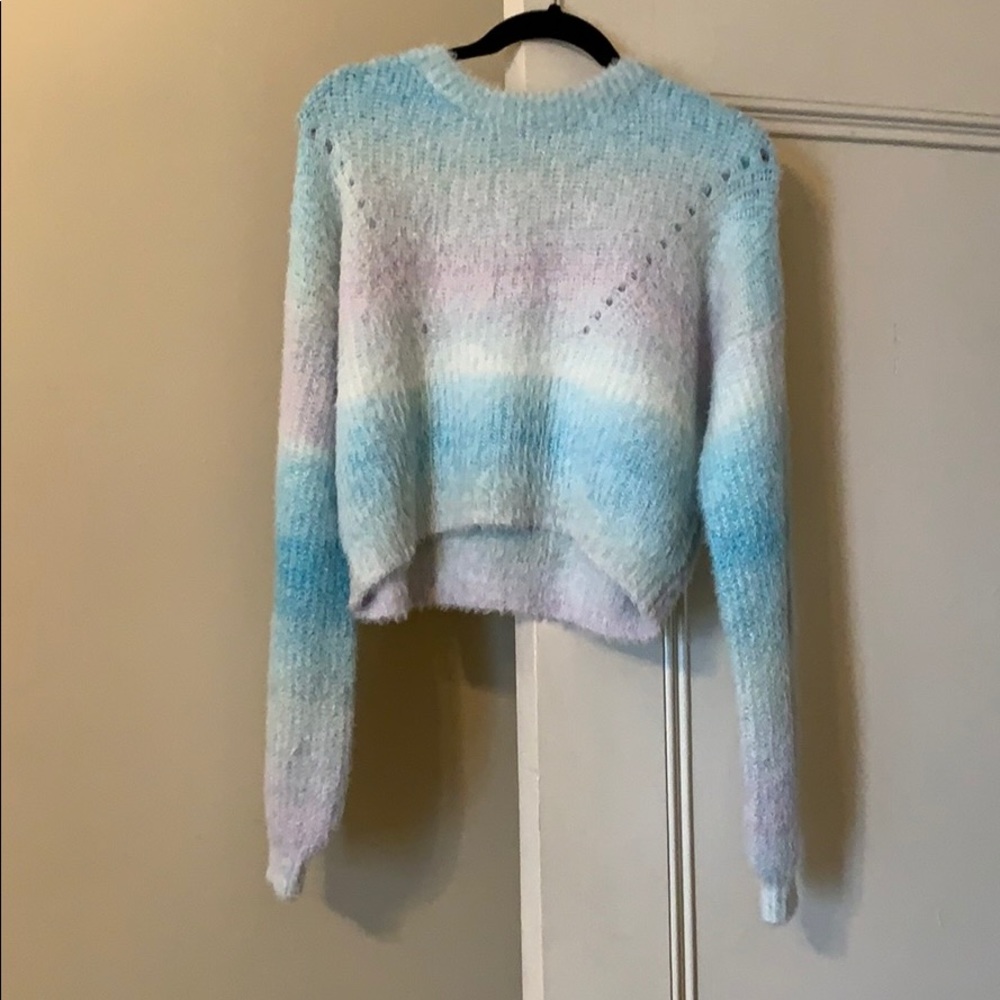 Pink and Blue sweater new with tags
